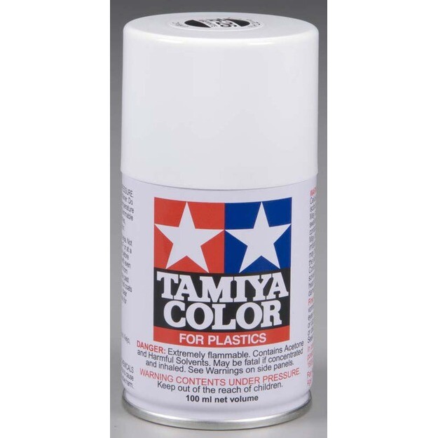 Tamiya USA TAM85026 Spray Lacquer TS-26 Pure White
