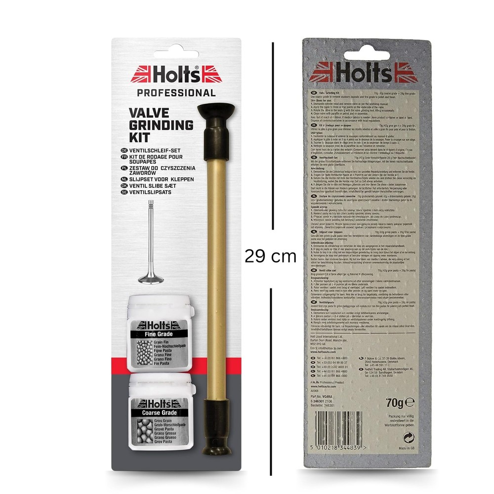 Valve Grinding Lapping Compound Kit Fine and Coarse Grade Bundle with Capners...