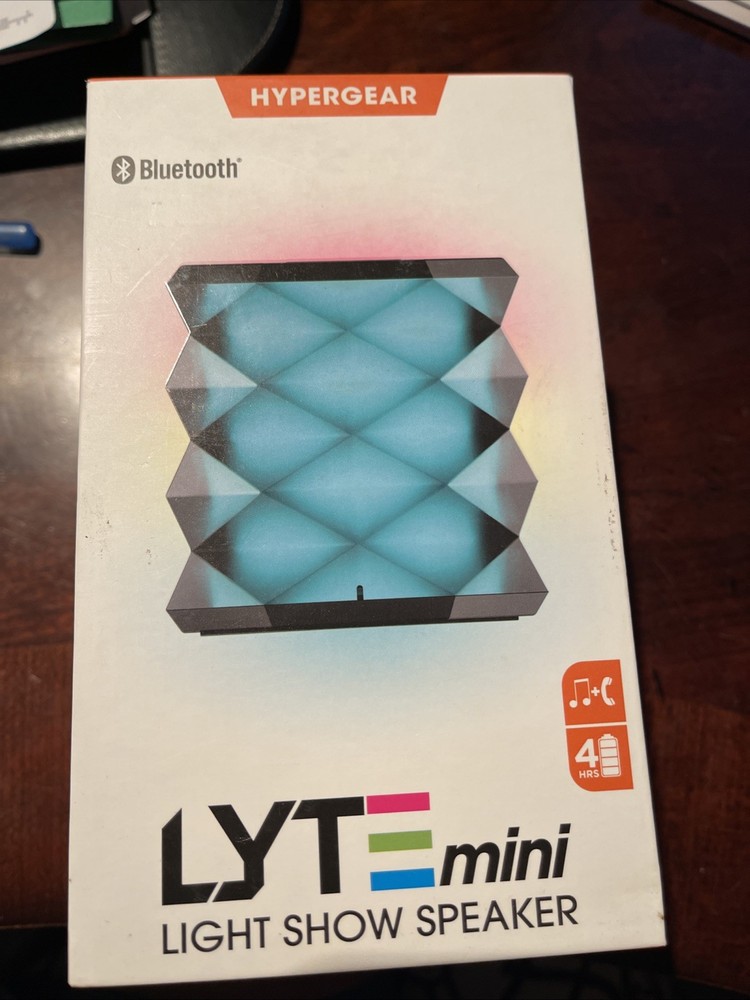 HyperGear LYTE Mini Wireless LED Speaker [Black]