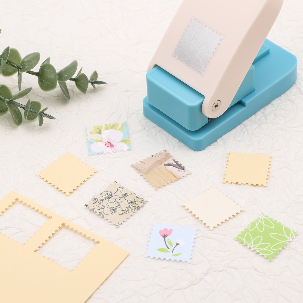 2.5x2CM Rectangular Postage Stamp Punch for Paper Crafting Scrapbooking