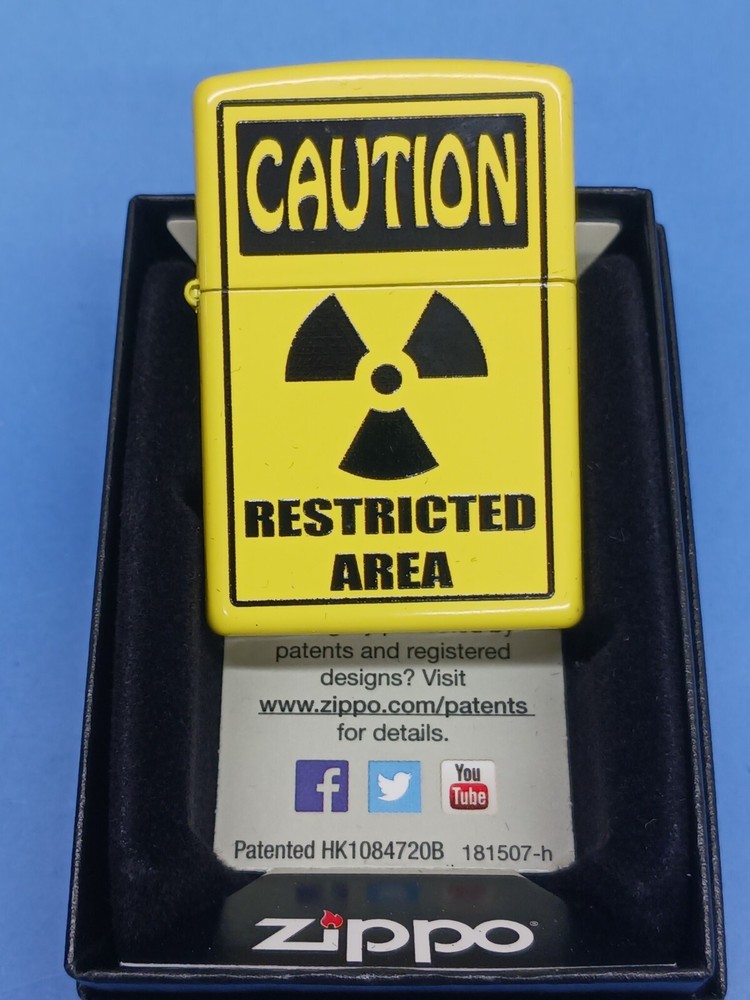 Zippo 28318 Caution Lemon Finished