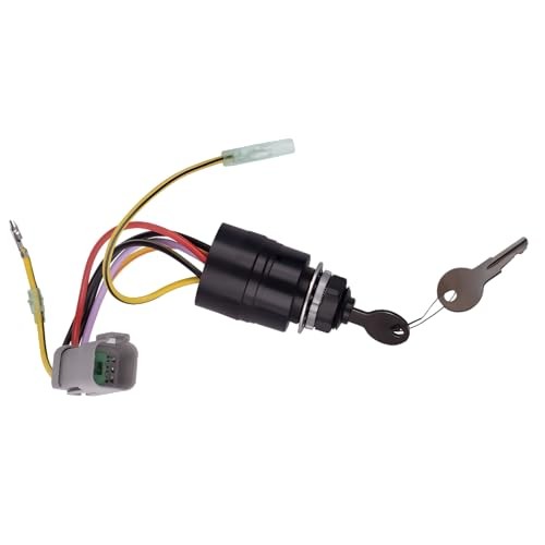 129572 Ignition Switch with Key Compatible with Tracker Boats,Ignition Switch