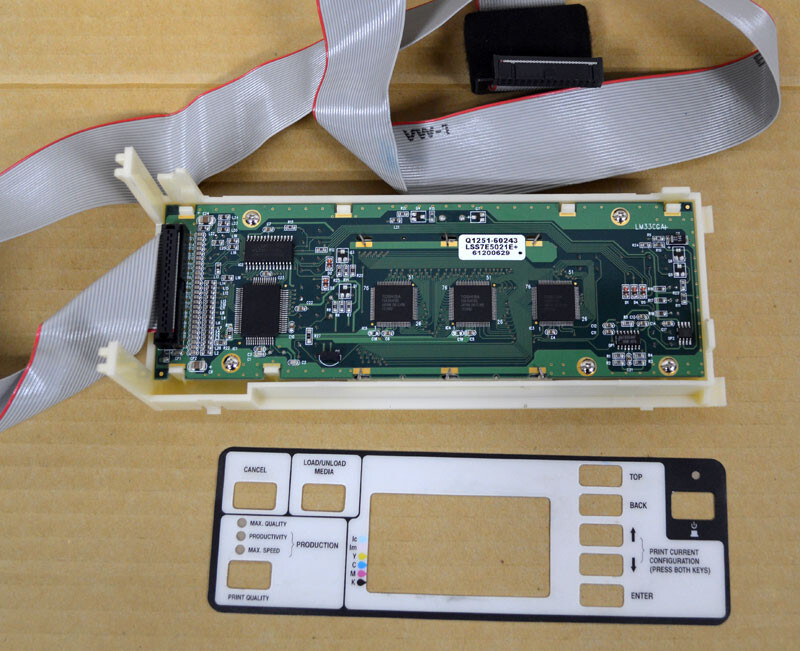 HP DesignJet 5500 Screen Control Panel Display Assembly Q1251-60243