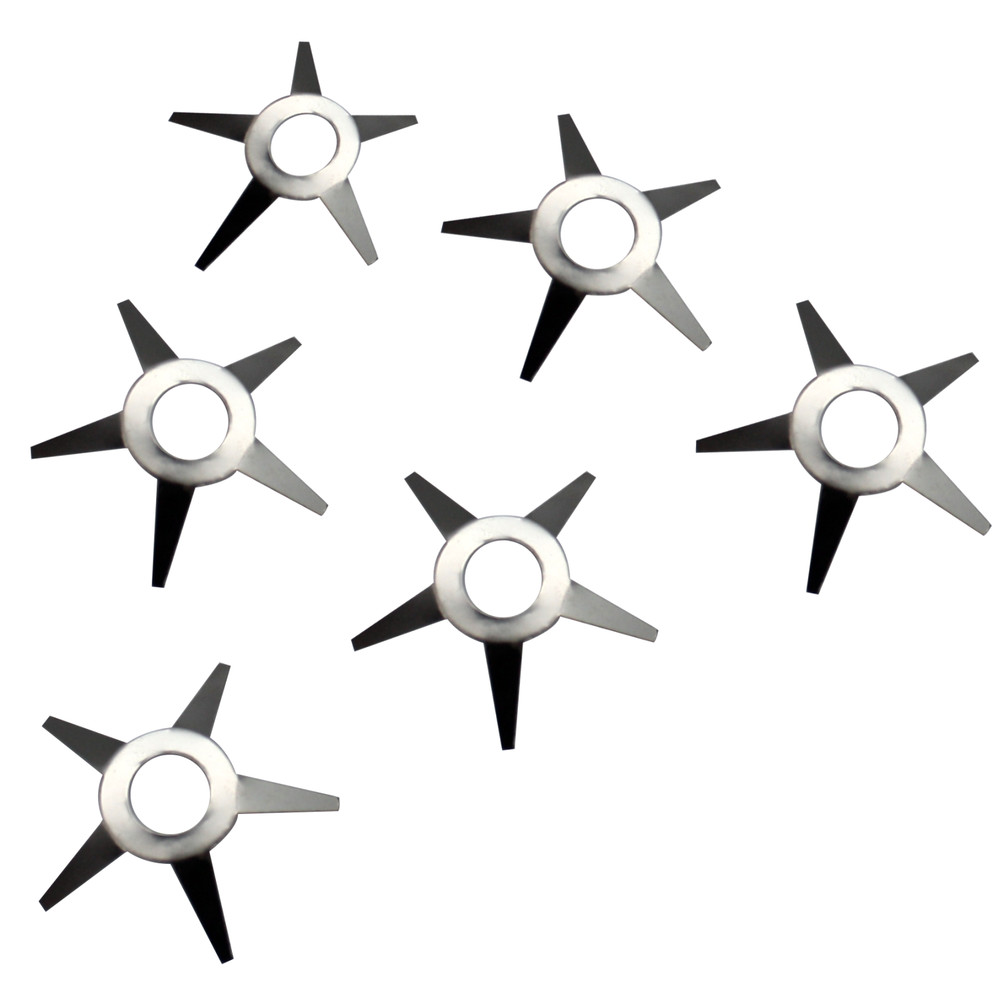 6 Pk Regular Bobbin Case Star Disc NBL Spring #490468 for Sewing Machine