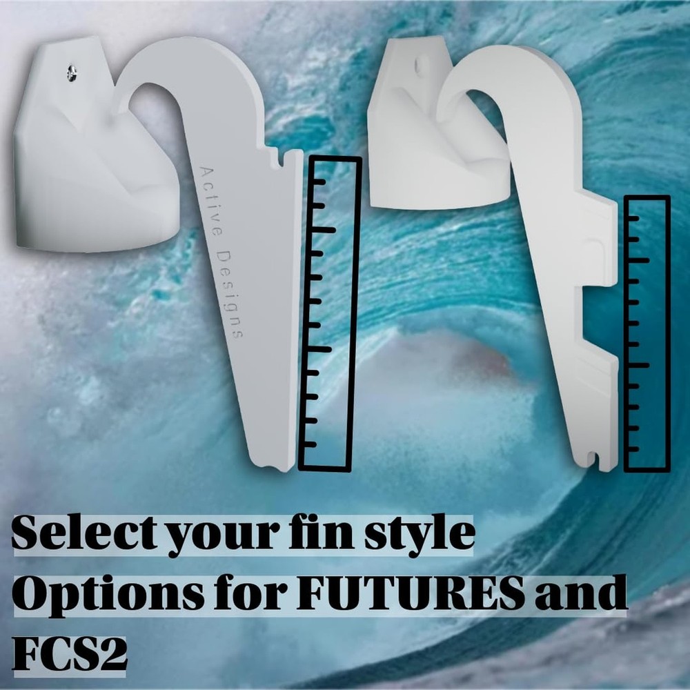 Vertical Surfboard Wall Mount- Hidden Floating Display for Shortboards, Mid L...