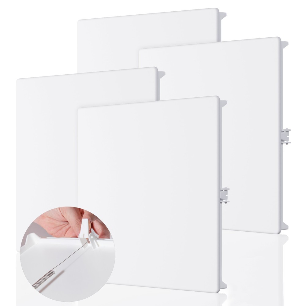 Morvat 12x12 Spring Access Panel for Drywall & Ceiling, 4 Pack