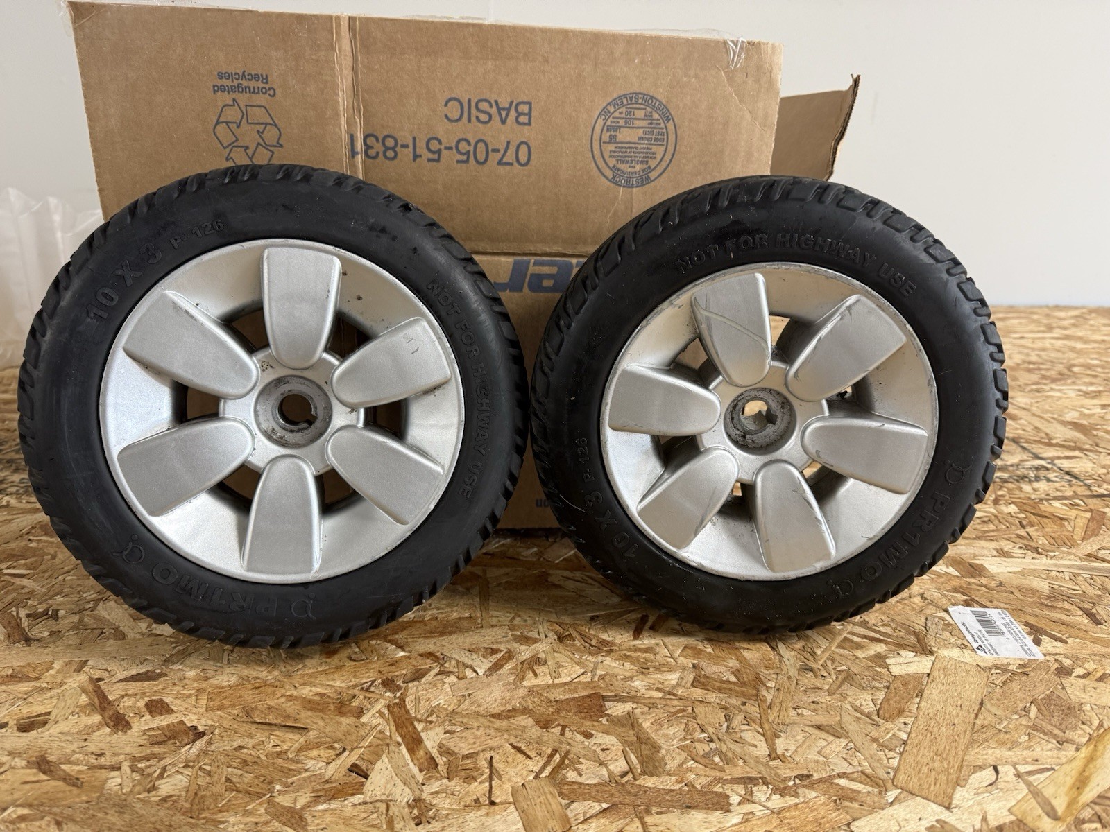 Pride Mobility Jazzy Select Pr1mo 10"x 3" Flat Free Wheels Tire P-126 #m-10