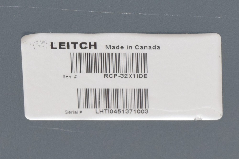 Leitch Harris RCP-32X1IDE Programmable LCD Button Remote Control Panel