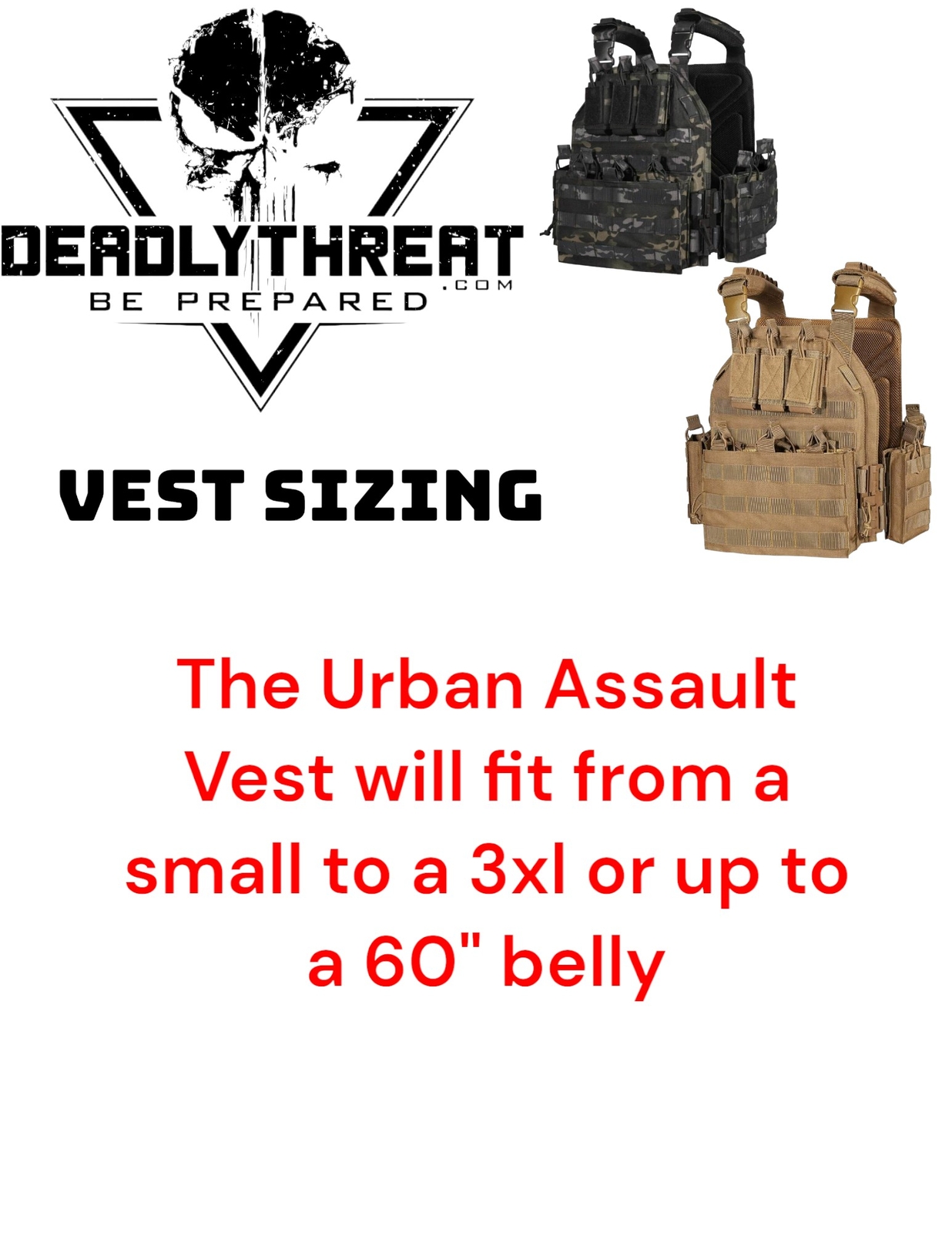 Urban Assault Shadow Ghost Camo Tactical Vest Plate Carrier