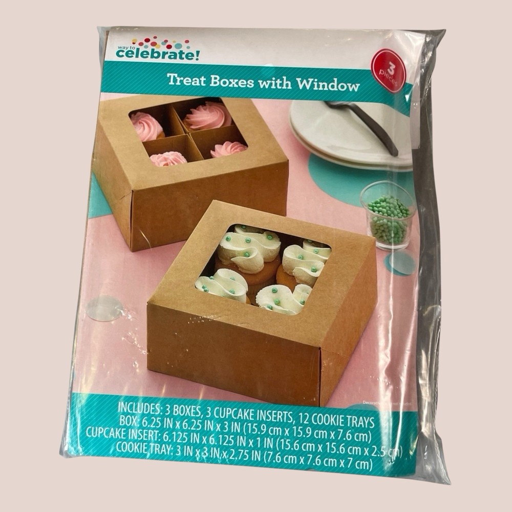 Celebrate Treat Boxes With Window