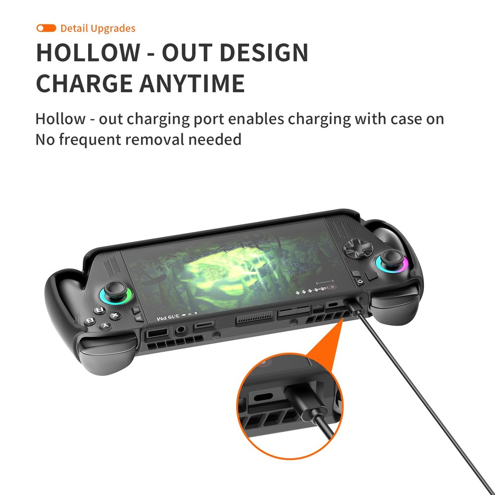 For ROG Xbox Ally/Ally X Protective Case Cover with Bracket Game Console Case