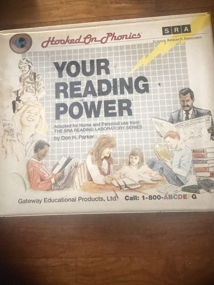 Hooked on Phonics SRA Your Reading Power Program Set w/ Cassettes & Workbooks