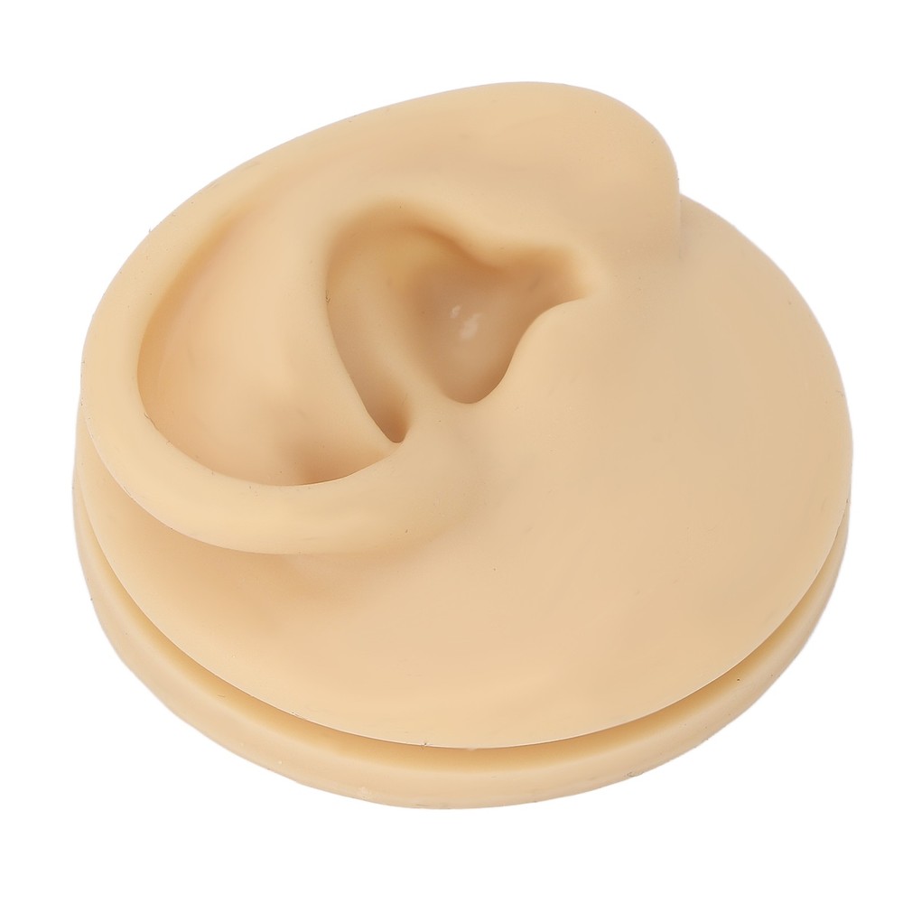 1Pc Soft Silicone Human Ear Model For Ear Acupuncture Practice New