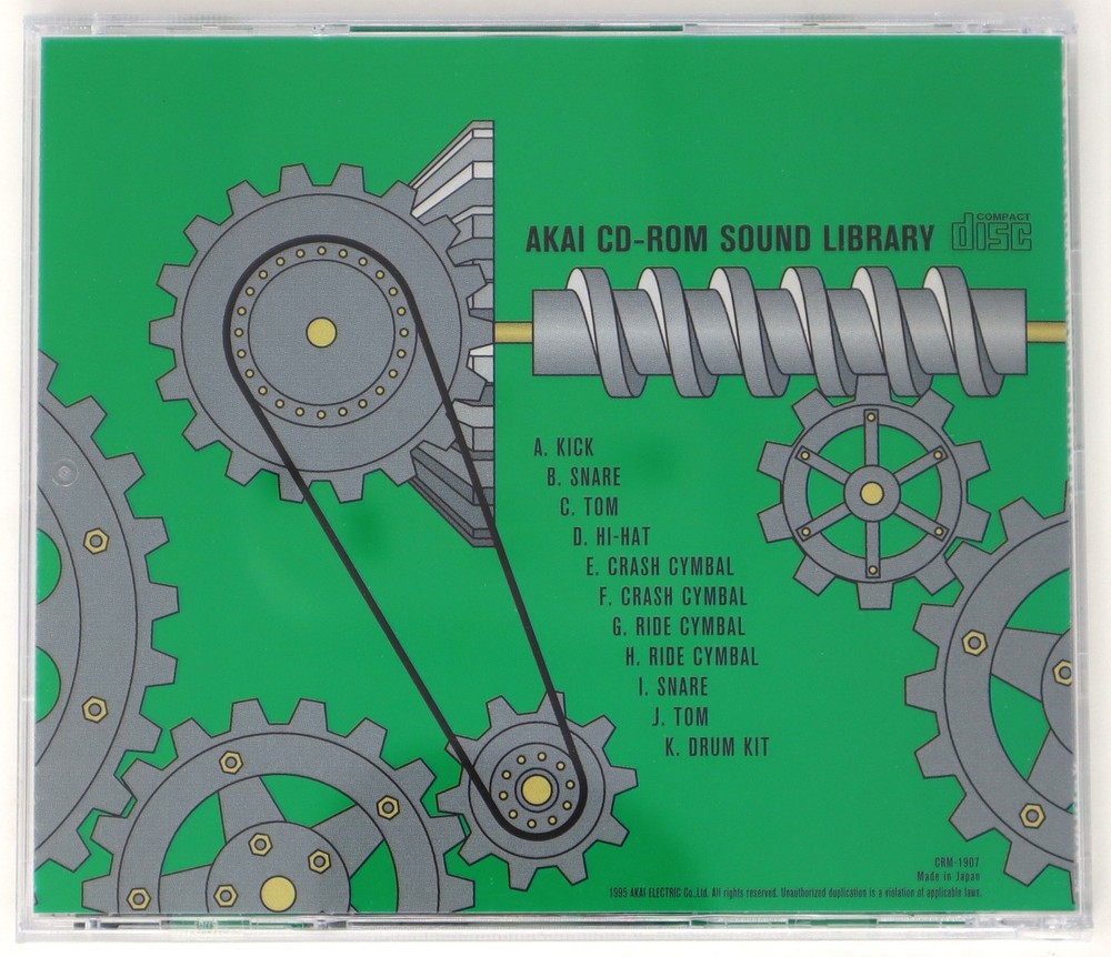 Akai Professional Sound Library Volume 3 Akai Format Sample Library Sampling CD