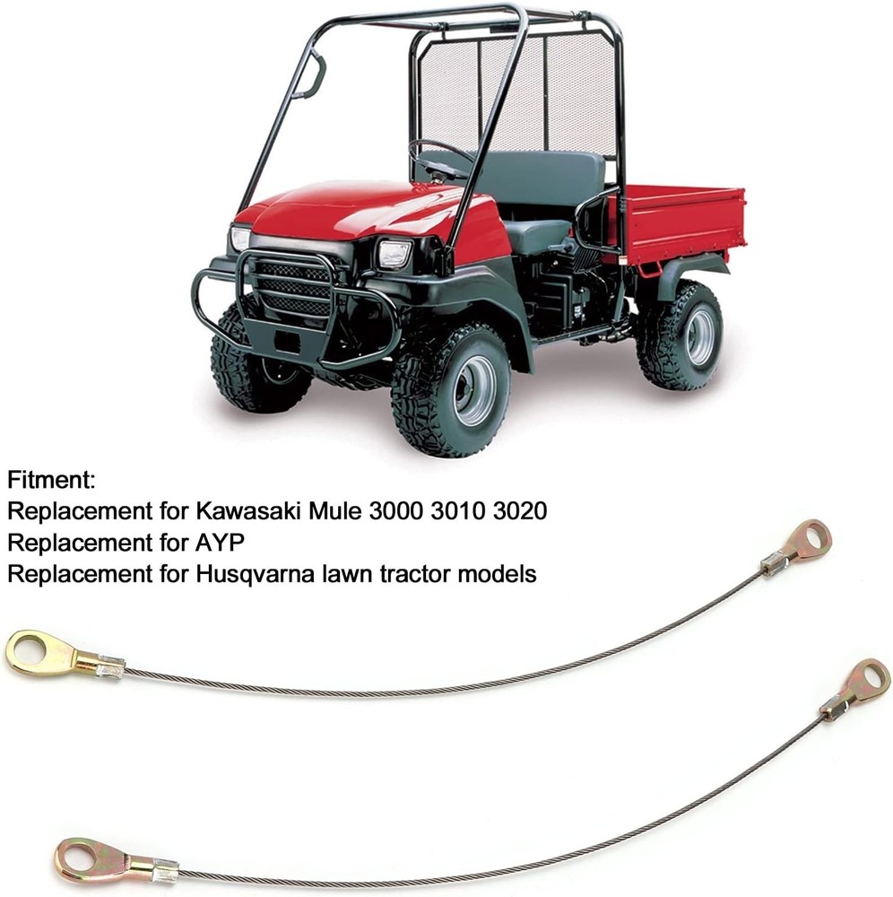 Tailgate Cable Hooks 53045-1065 - Easy Installation for Mule 3000, 3010