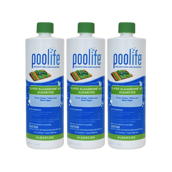 Poolife Super Algae Bomb 60 - 32 oz - 3 Pack