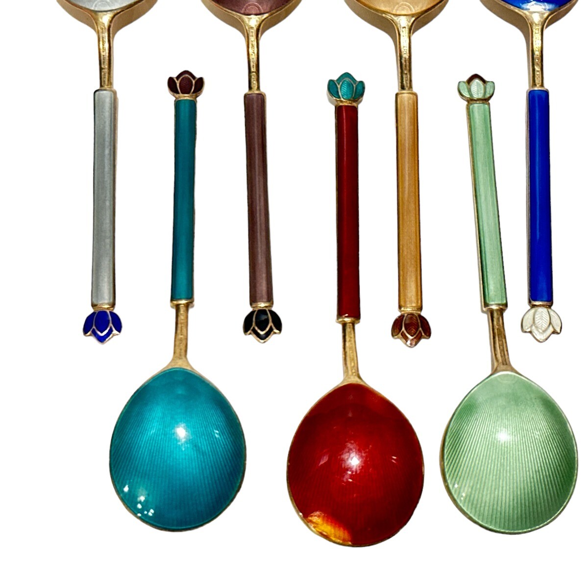 David Andersen Norway Sterling Enamel Demitasse CHOICE OF ONE