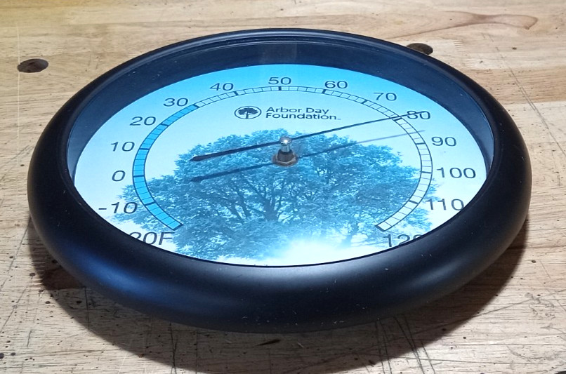 Arbor Day Foundation Outside/inside Wall Thermometer 10"