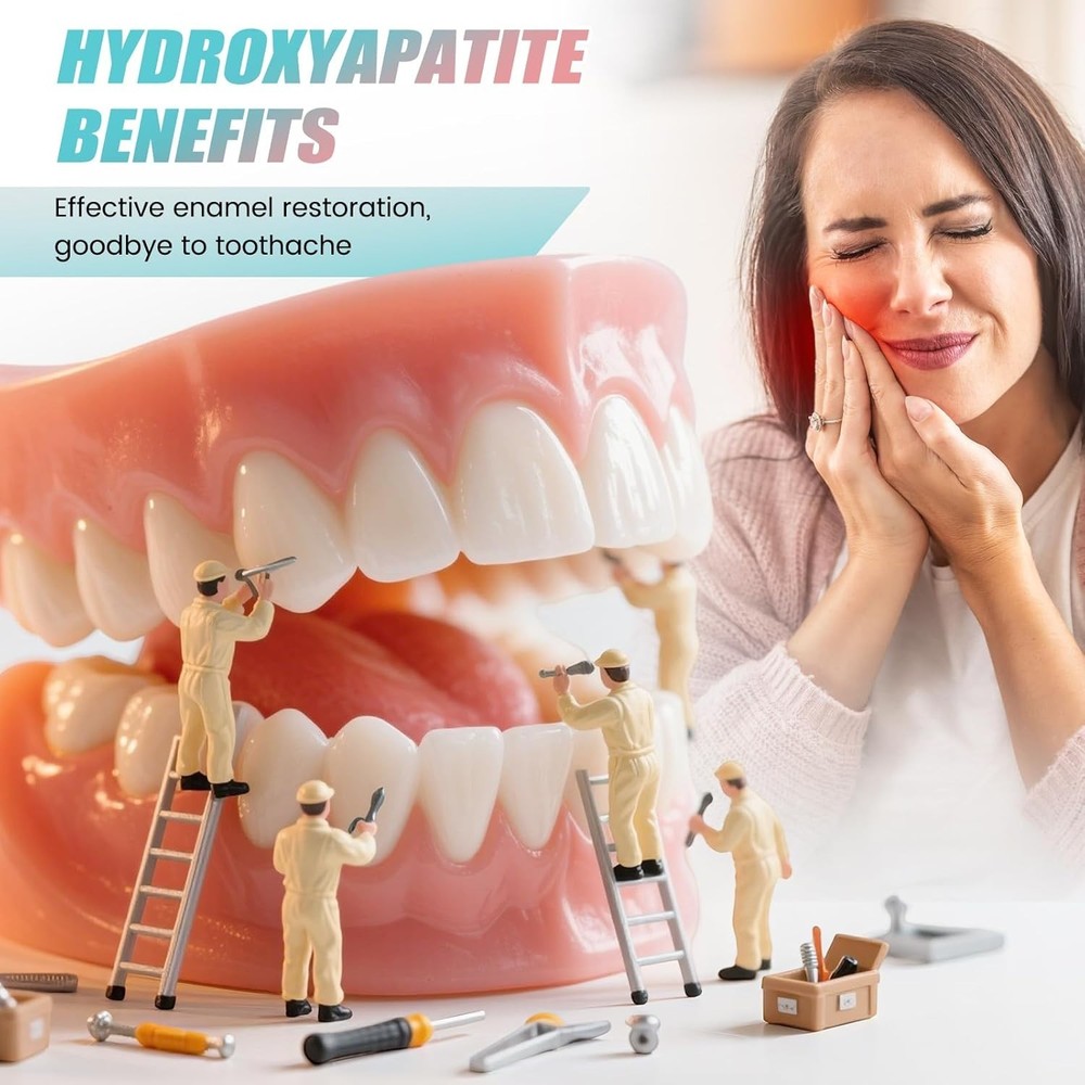 Niacinamide Whitening Toothpaste, Hydroxyapatite Toothpaste, Effectively Whit...