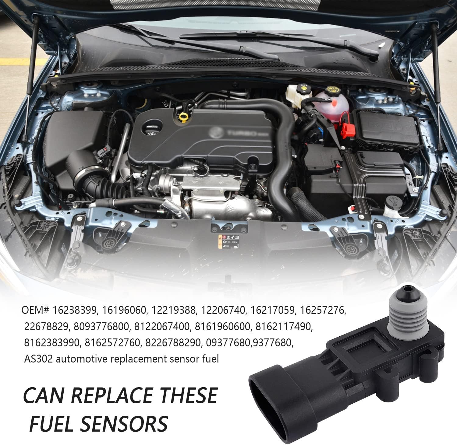 Fuel Tank Pressure Sensor OEM#16196060,16238399,12219388,Fuel Pressure Sensor Co