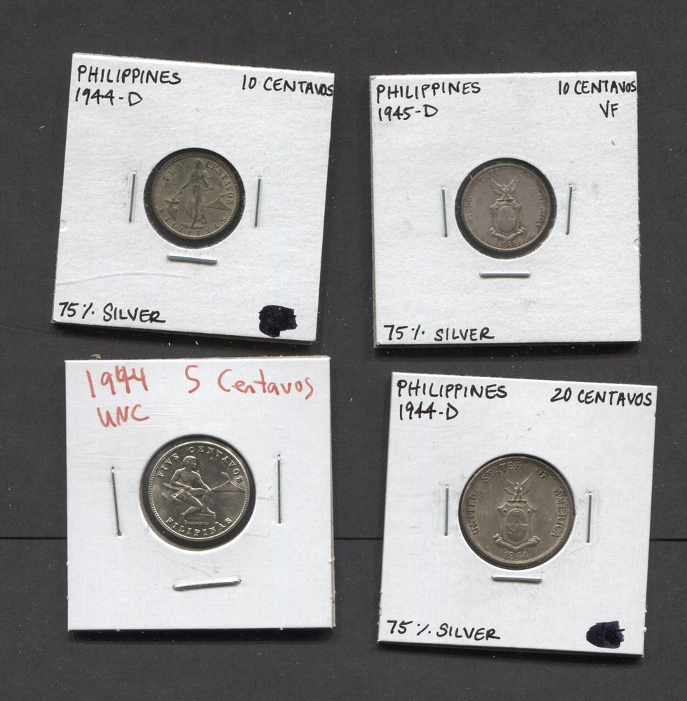 1944+1945 US Philippines Coin Collection