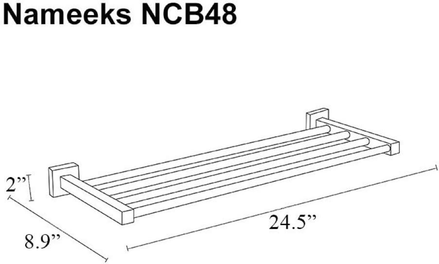 NCB48 NCB Train Rack One Size Chrome