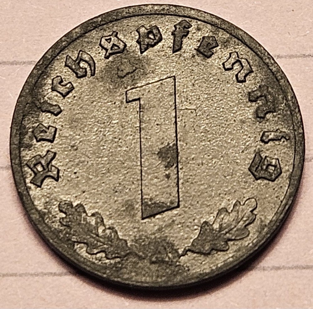 1943-A Germany 1 Pfennig