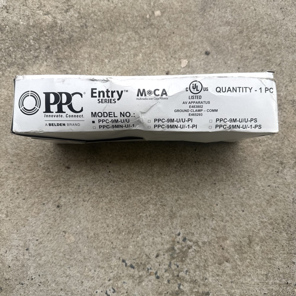 PPC Entry Series Active Return 9-Port MOCA Amplifier-PPC-9M-UU-Power Adapter