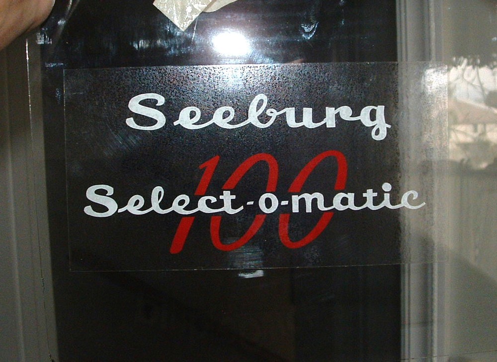 Seeburg  Dome Lid Decal
