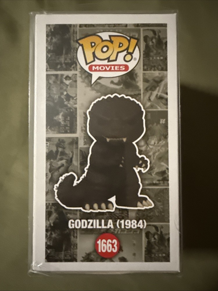 Funko Pop! Common - Godzilla (1984) #1663 W/ Pop Protector! Pls See Pics!