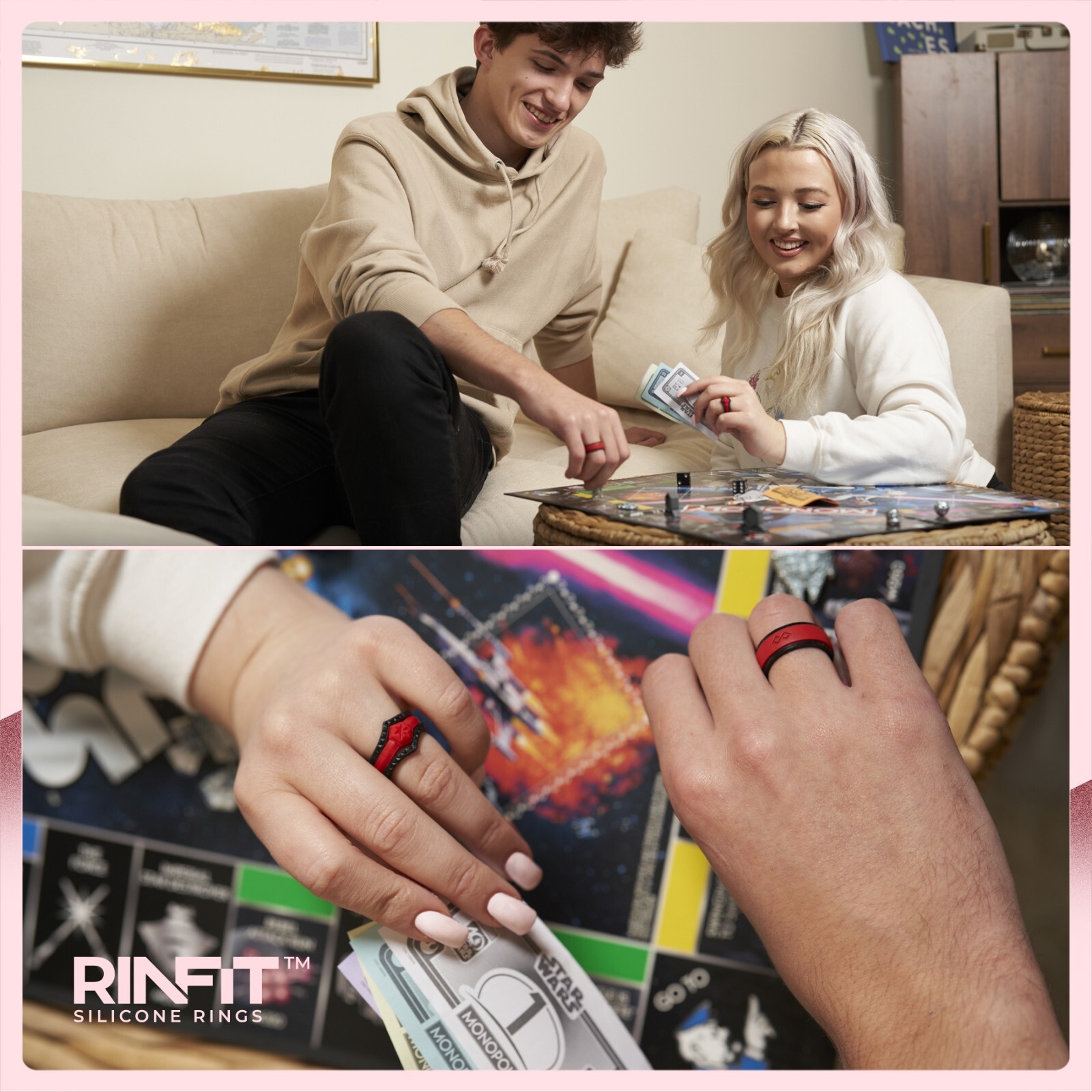 Silicone Ring for Men by RINFIT. Rinfit-Air. Comfortable & Durable Wedding Band