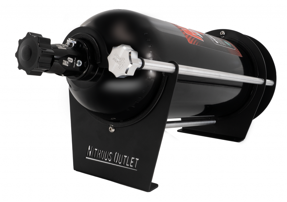 00-32037 Nitrous Outlet Race-Light Single 20lb Bottle Bracket - Horizontal