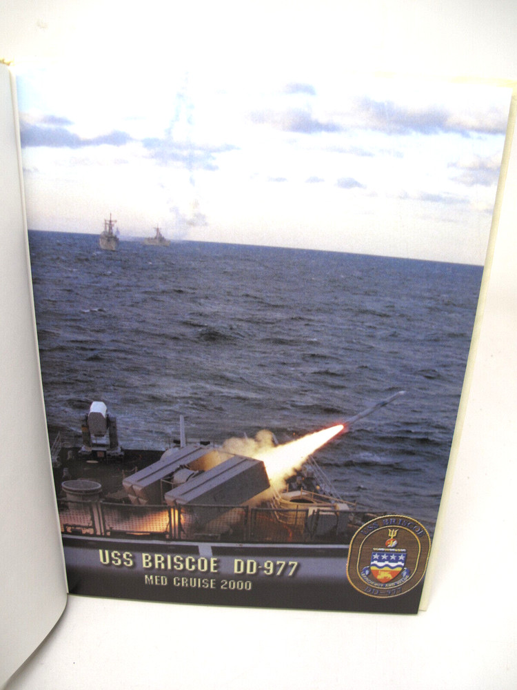 USS BRISCOE DD-977 2000 MEDITERRANEAN DEPLOYMENT CRUISE BOOK