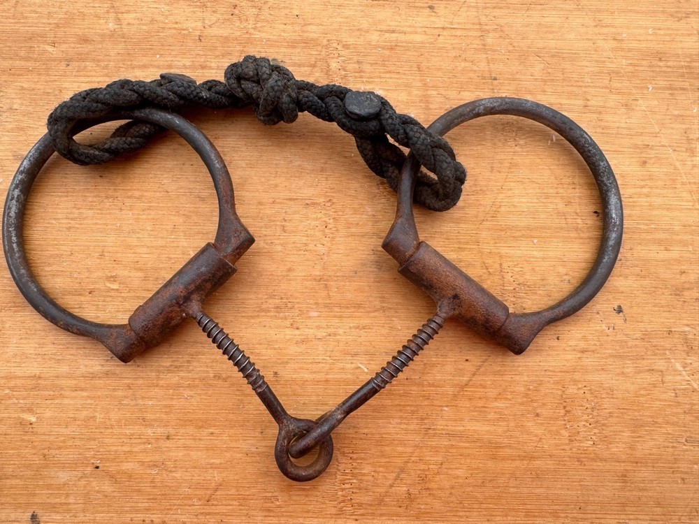 Sweet Iron SCREW MOUTH Western Dee Ring Snaffle Bit ~ 5"