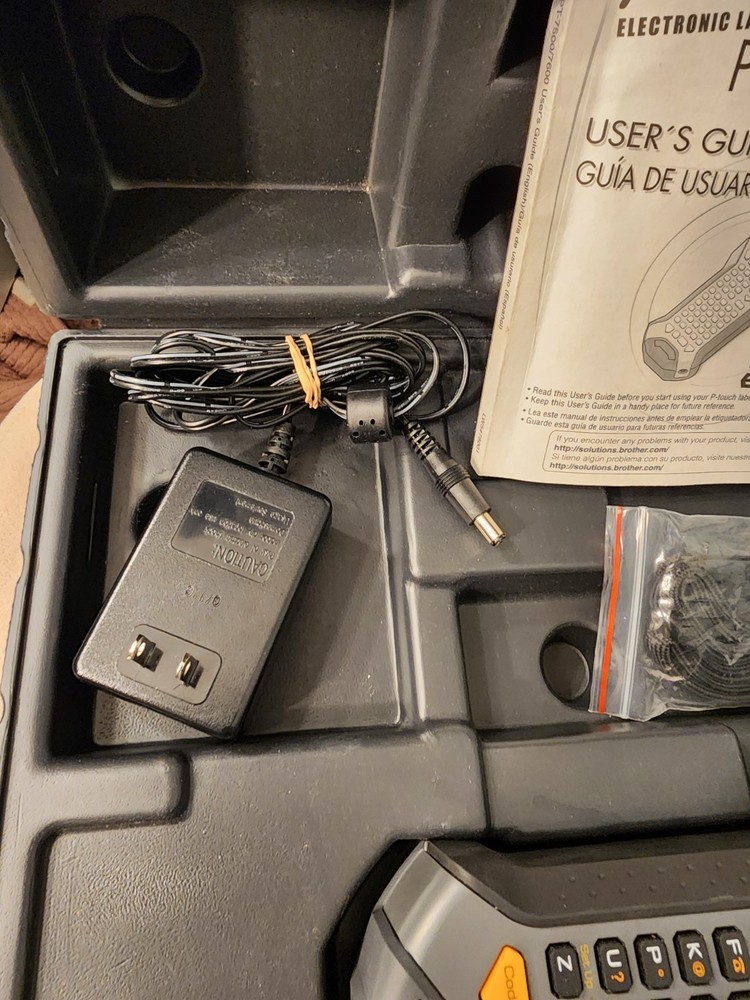 Brother P-touch EDGE Electronic Label Maker PT-7500 Tested Working