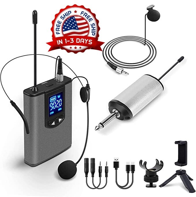 #1 Microfonos Inalambricos Professional. Profesionales Recargables Presentadores