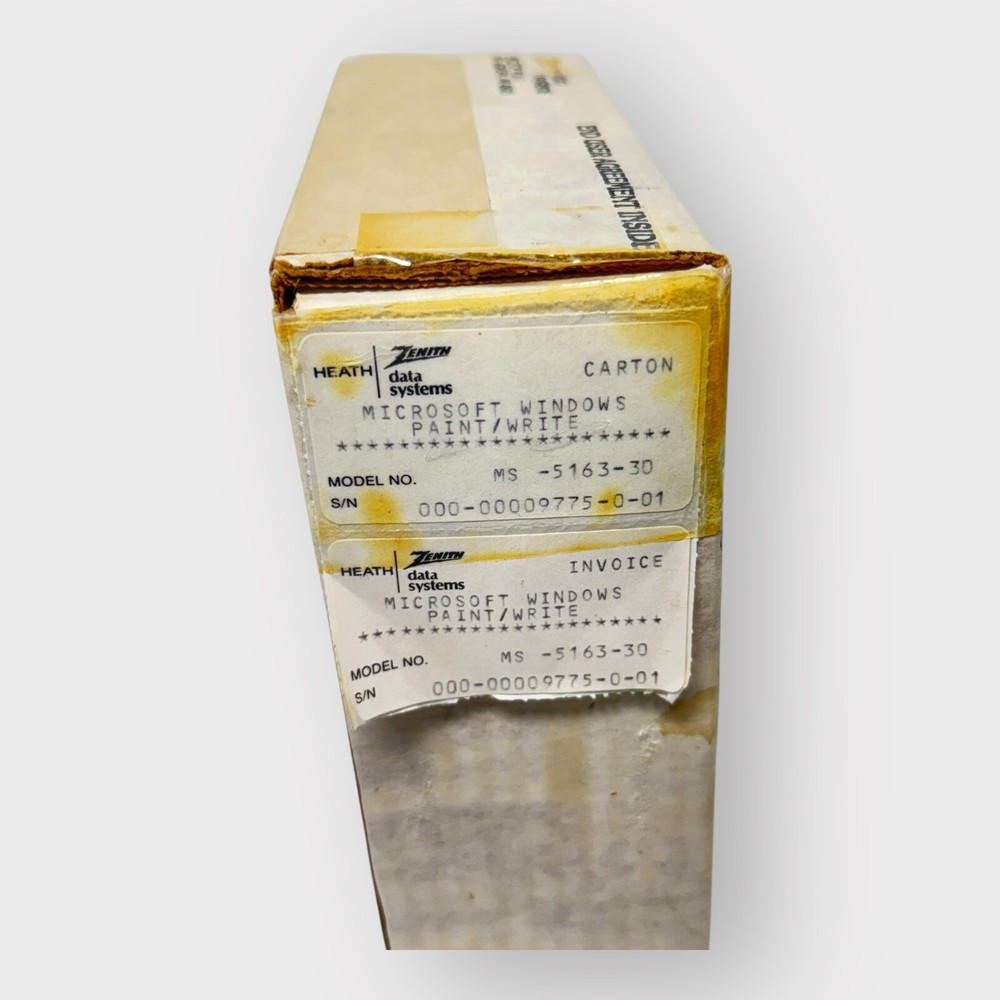 Zenith Data Systems Heath Computer PAINT/ WRITE MS-5163-30 NEW SEALED