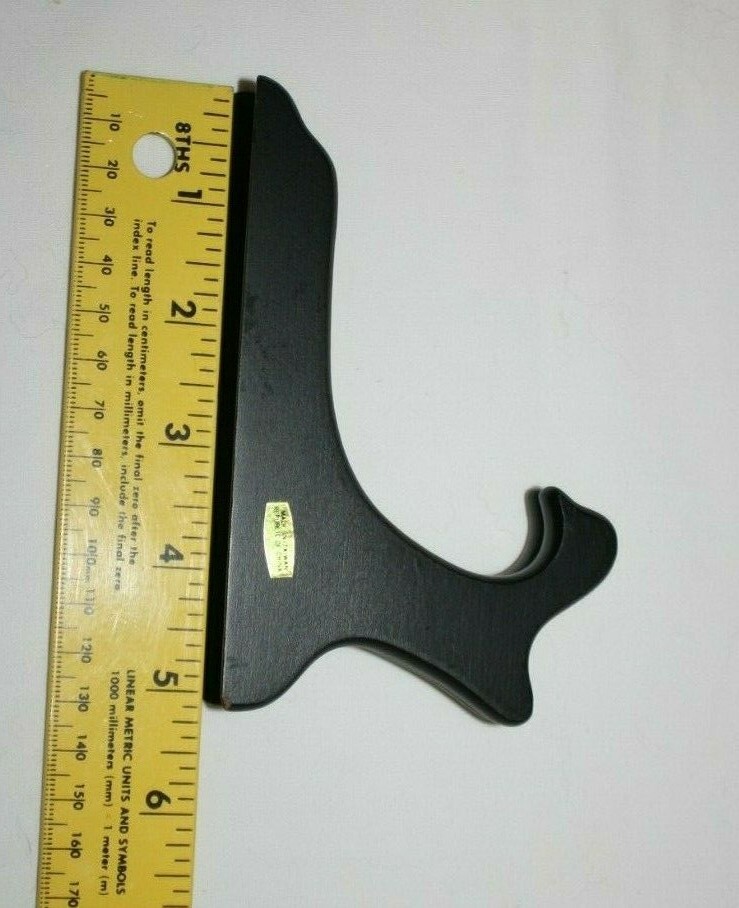 5" Hinged Black Finish Display Easel