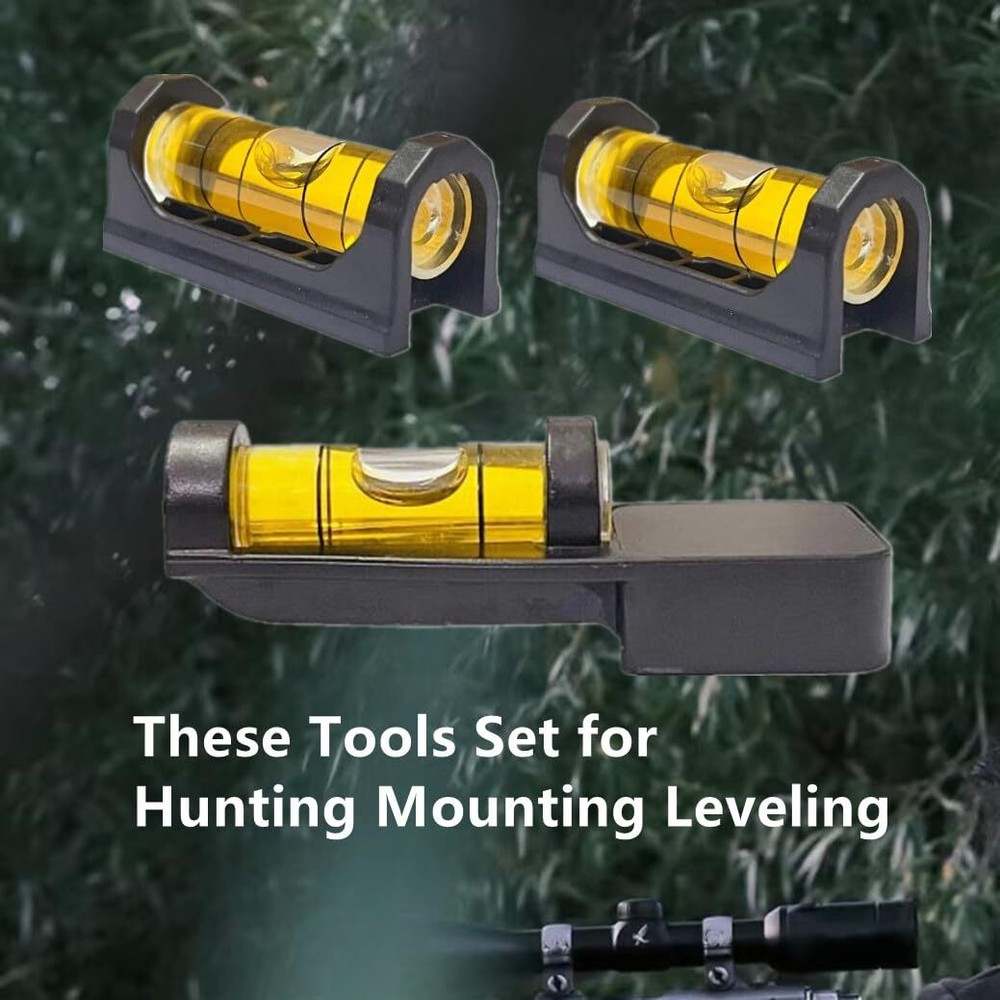 3Pcs Scope Bubble Levels Tools Mounting Leveling Kits Hand tool (Set-A)