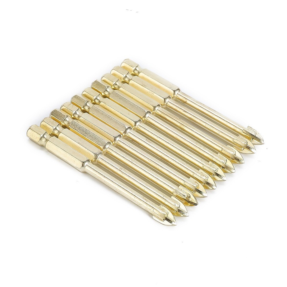 10pcs 6mm Multi-Material Tile Drill Bits Sets For Ceramic Porcelain Masonry Part