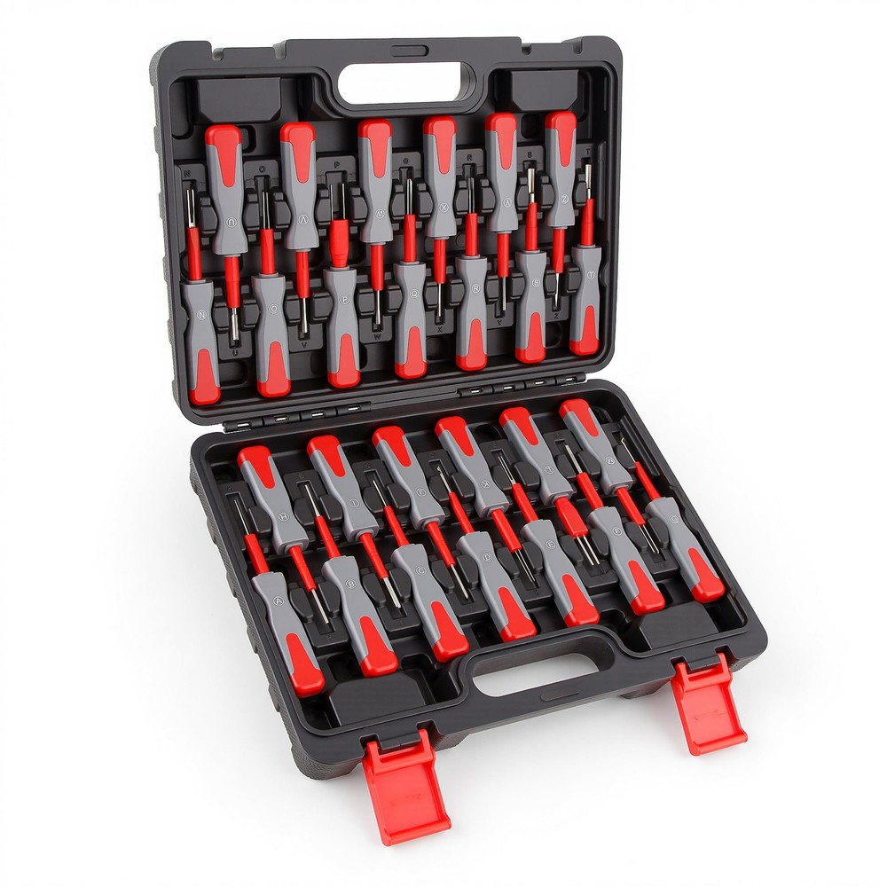 26PCS Universal Terminal Removal Tool Kit, Connector Pin Removal Tool for Rep...