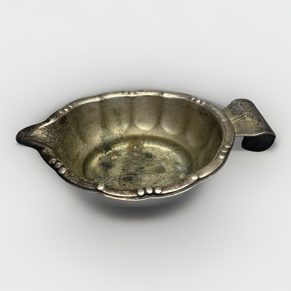 Vintage Silver Plate Porringer Bowl Pourer 5”