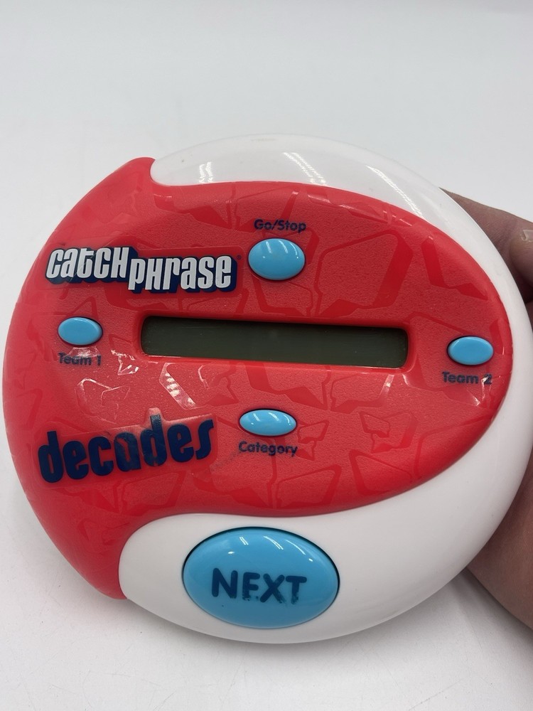 2 Working Electronic Handheld Games Catchphrase Scrabble & Decodes Catchphrase