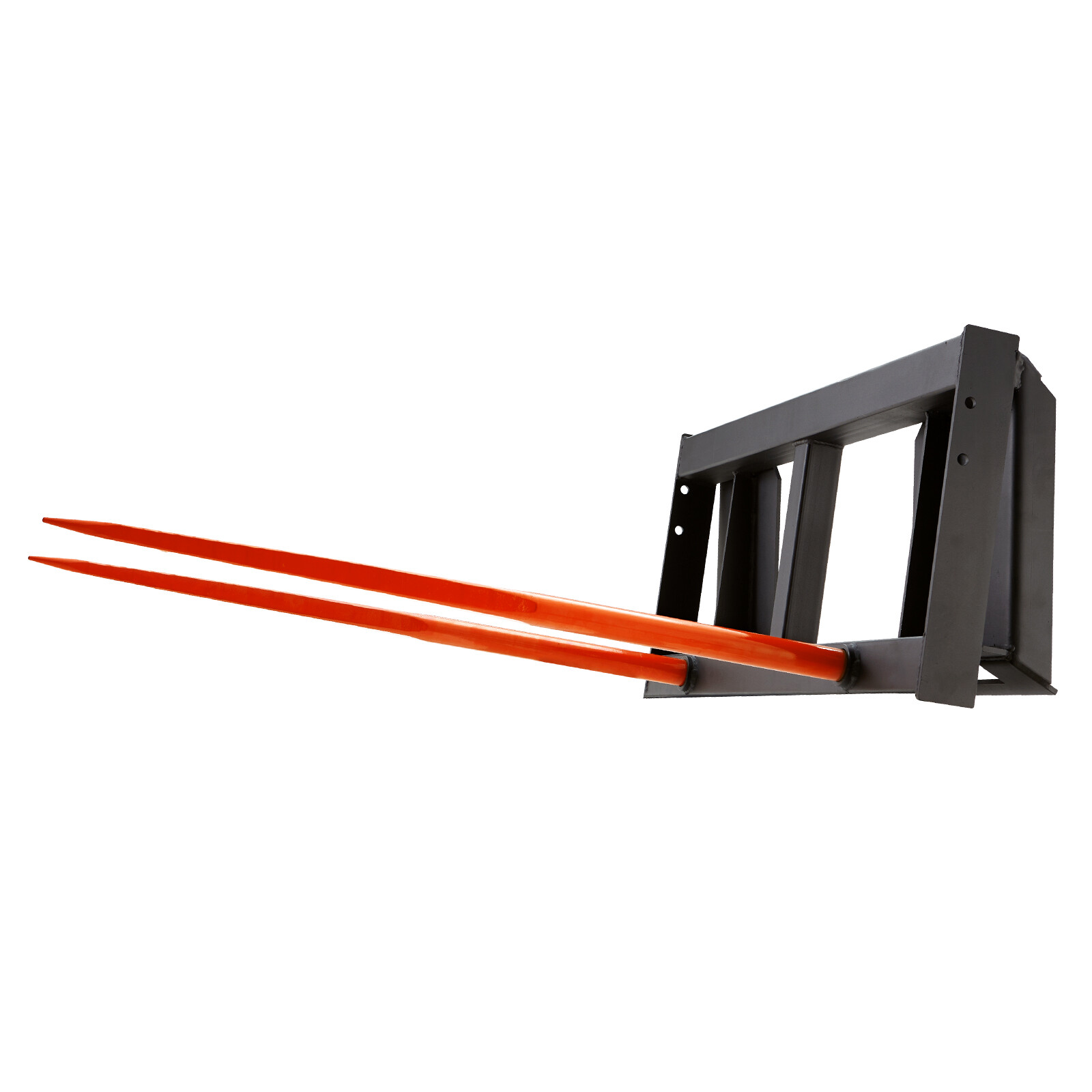 VEVOR 49" Hay Spear Bale Spears Skid Steer Loader Tractor Attachment 3000lbs