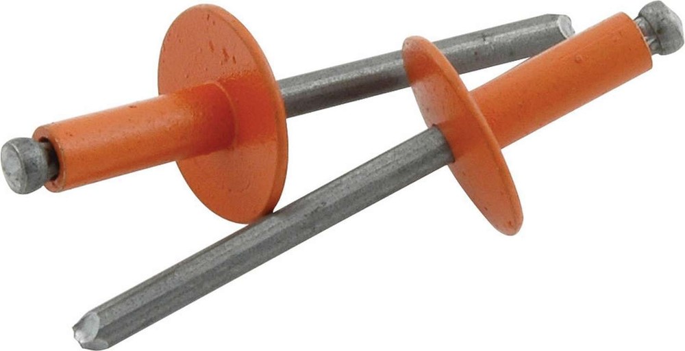 Allstar Performance 18178 Large Head Rivet 250 Pack Orange