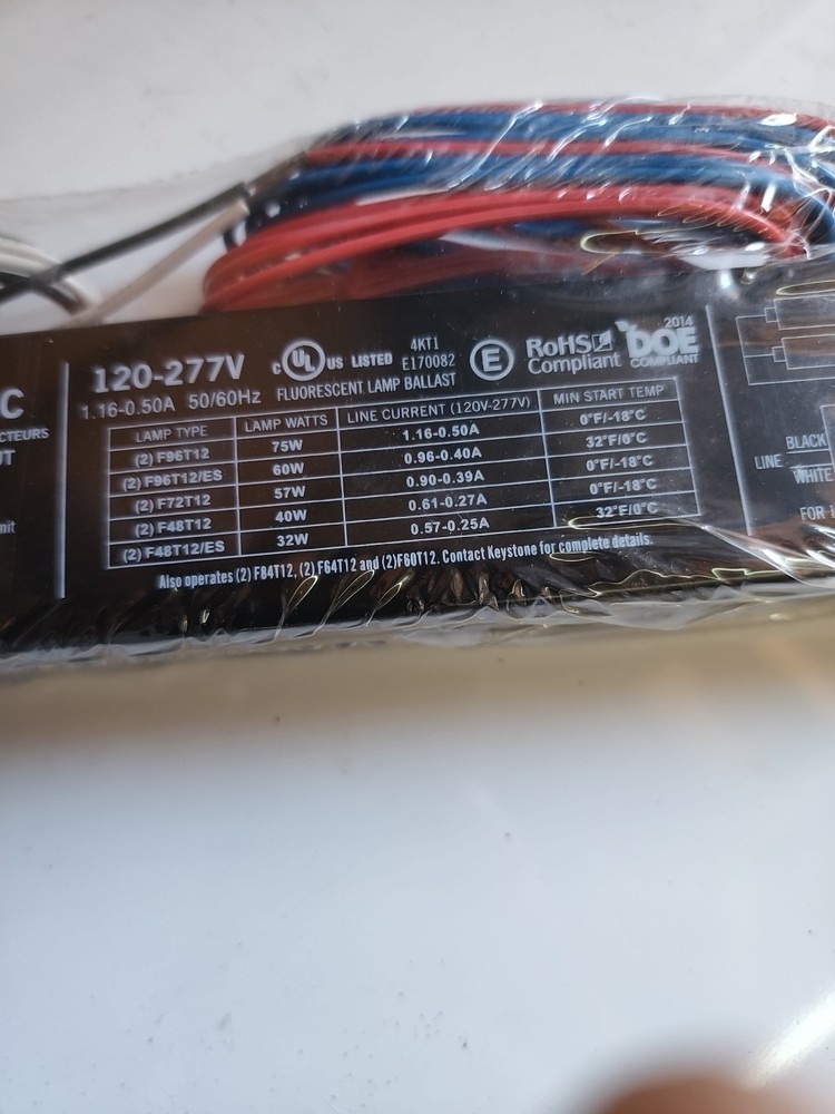 REPLACEMENT Ballast FOR KEYSTONE TECHNOLOGIES KTEB-275-UV-TP-PIC