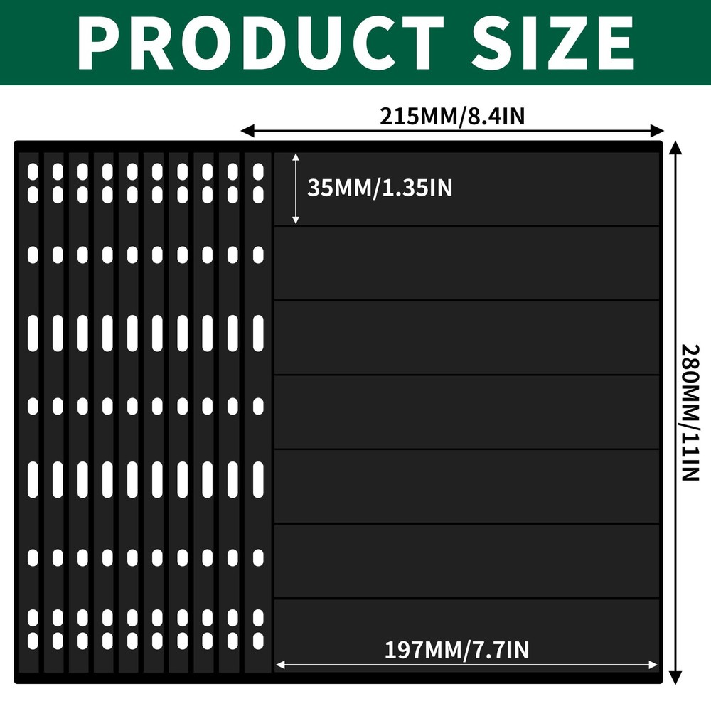 20 Sheets Stamp Pages Collector Stamp Collecting Album Binder Standard 9 Hole...