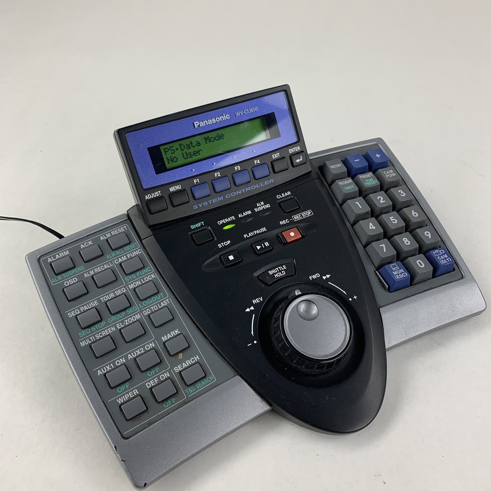 Panasonic WV-CU650 Security System Controller Power Tested w/ Power Adapter