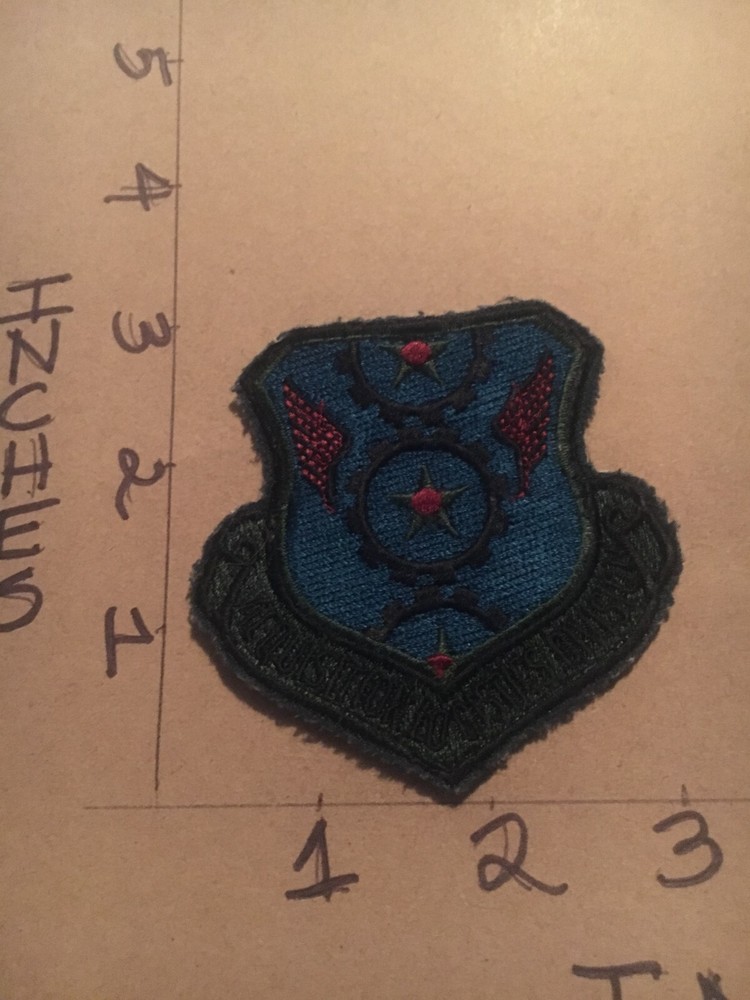 USAF Acquisition Logistics Division Squadron subdued patch 5/15/25