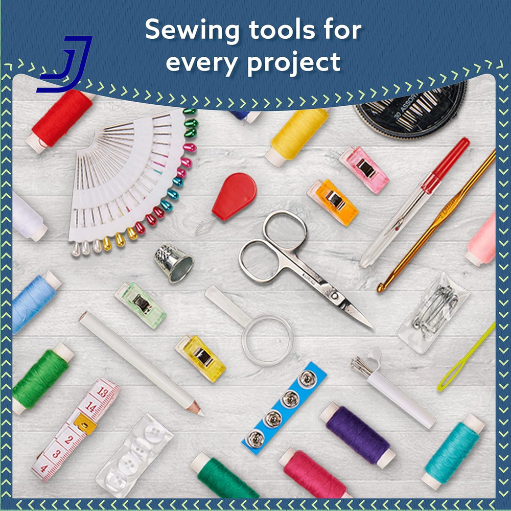 Sewing Kit for Adults Small Beginner Set W/Multicolor Thread Scissors 106 PCS US